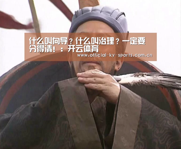 什么叫向导?什么叫治理?一定要分得清!:开云体育(图3) 开云App下载