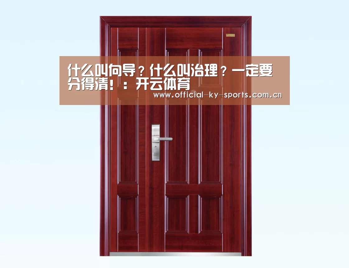 什么叫向导?什么叫治理?一定要分得清!:开云体育(图4) 开云体育